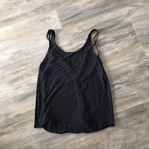 Black lululemon tank top